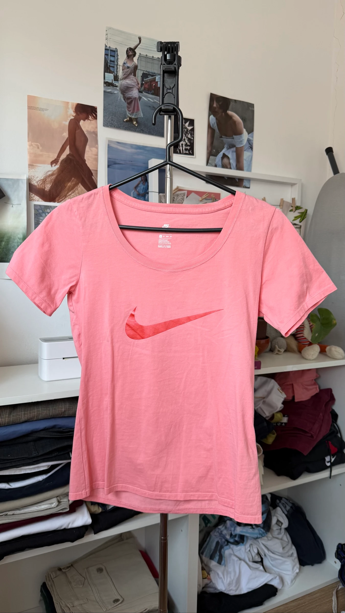 Camiseta Nike rosa entalhada tamanho PP – photo 2